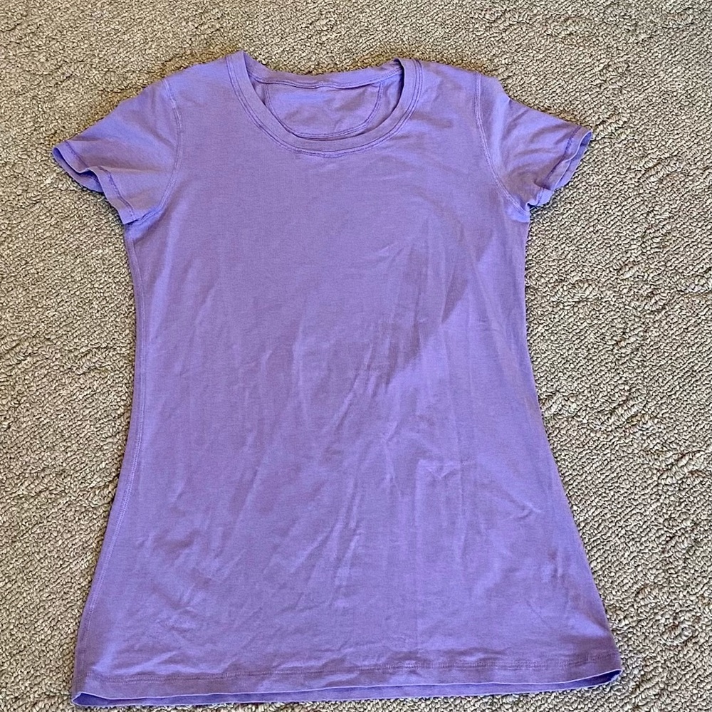 Lululemon purple short sleeve shirt!